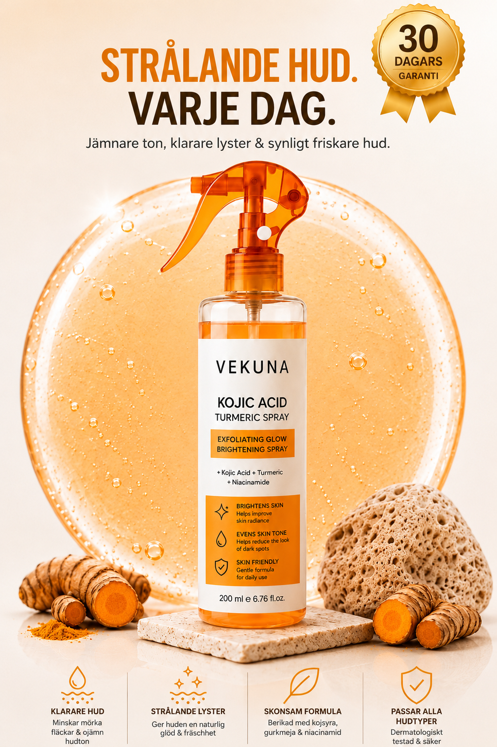 VEKUNA kojic Acid Turmeric spray
