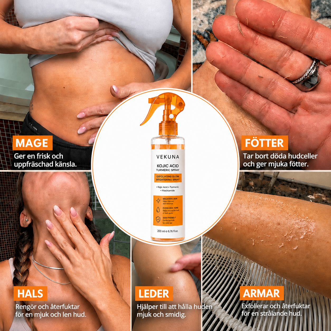 VEKUNA kojic Acid Turmeric spray